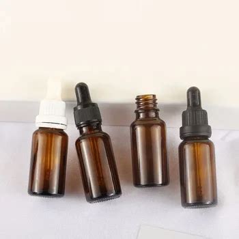 With Pipette Eye Drop Oils Aromatherapy Wholesale Amber Glass Dropper