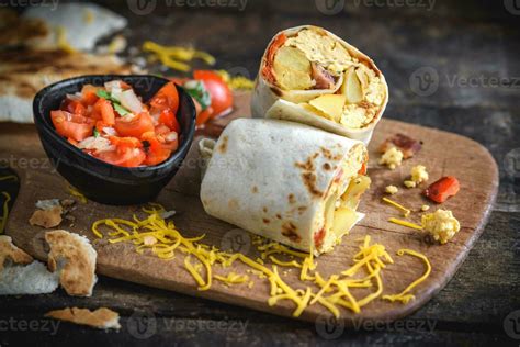 Tortilla wrap sandwich 23310373 Stock Photo at Vecteezy