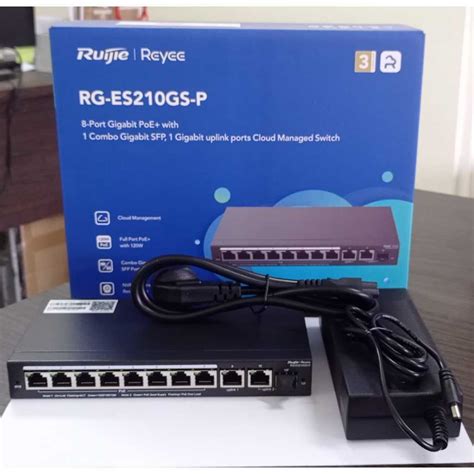 Jual Ruijie Rg Es Gs P Port Gigabit Smart Cloud Managed Poe