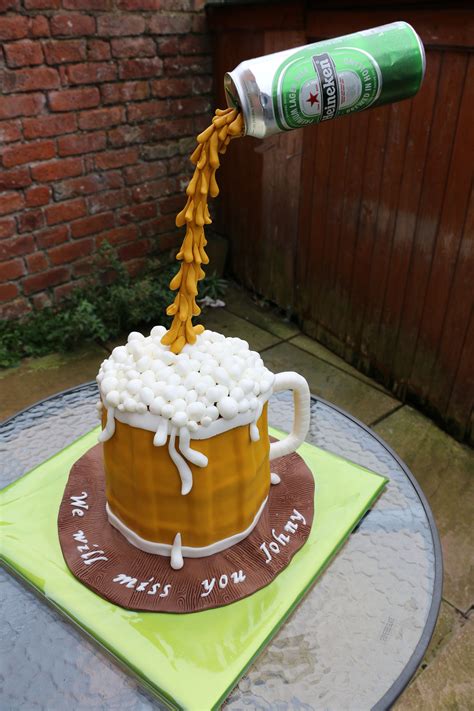 Magic Beer Pouring Cake By Nikoleta Sebova Cake Cake Craft Cake Pictures