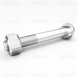 Рельсы - Болт стыковой М24х150 с гайкой М24