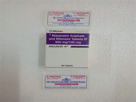 Anzavir R Tablets Mylan Treatment Hiv At 1290 Bottle In Eluru ID