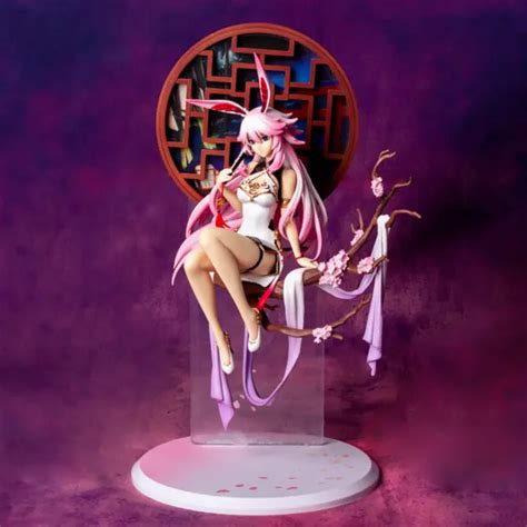 Anime Honkai Impact Sakura Yae Heretic Miko Cheongsam Figure Pvc