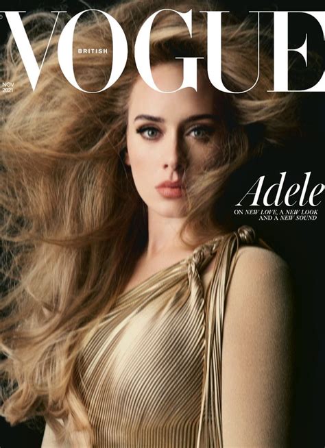 Adele Covers The November Issue Of British Vogue Fashion