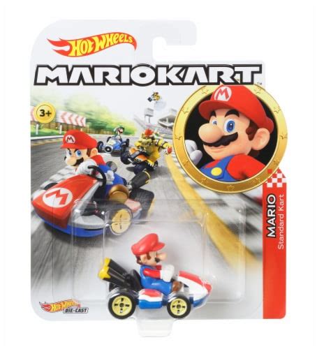 Mattel® Hot Wheels® Mario Kart™ Mario Standard Kart Toy Vehicle 1 Ct Kroger