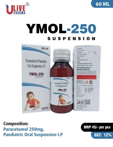 YMOL 250 Paracetamol 250mg Suspension At 45 Box In Panchkula ID