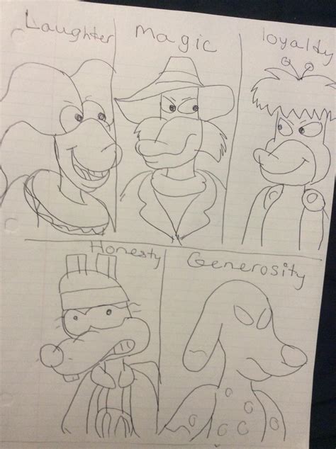 Darkwing Duck Fearsome Five Elements Of Harmony By Aliciamartin851 On