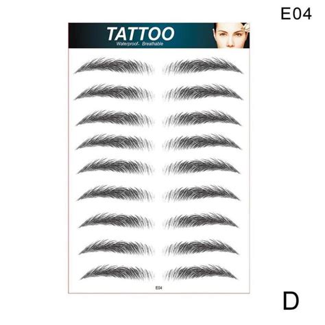 Eyebrow Stickers 6d Imitation Ecological Eyebrow Stickers Waterproof ...