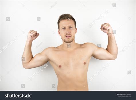 Image Handsome Strong Man Naked Torso Stock Photo Shutterstock