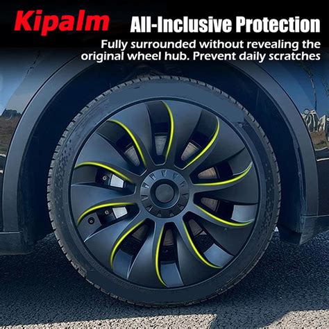 20'' Wheel Caps Fits for Tesla Model Y Protection Cover Hubcap