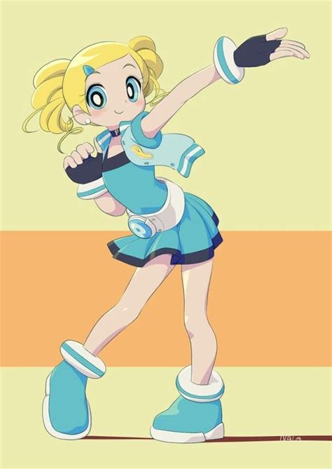 Bubbles Burbuja Miyako Gōtokuji Damashita Powerpuff Girls Z