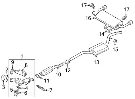 2004 Ford Escape 3 0 Exhaust System Diagram