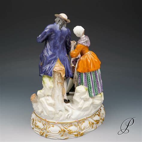 große Figurengruppe Meissen 1 Wahl um 1900 Jhd Porzellan Porcelain