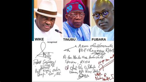 Rivers Crisis Fubara Did Not Sign Tinubus Peace Deal Eze Apc