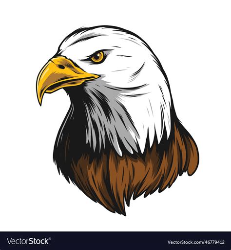 Eagle head Royalty Free Vector Image - VectorStock