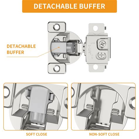 Snapklik Pack Overlay D Soft Close Concealed Hinge