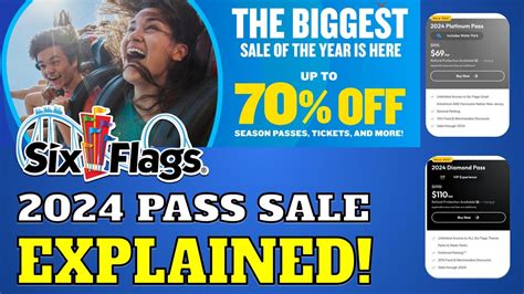 Six Flags 2024 Season Pass Sale Explained Youtube