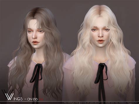 Wingssims Wings On1216 Sims Hair Womens Hairstyles Sims 4