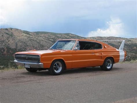 1966 Dodge Charger With a Daytona Wing Spoiler Conversion.