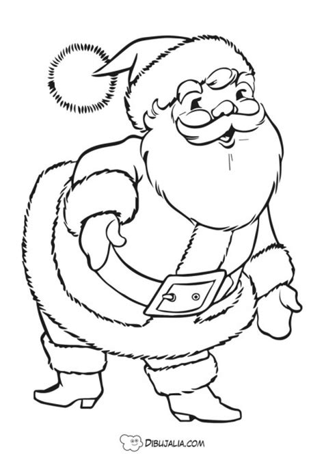 Papa Noel Dibujo Dibujalia Los Mejores Dibujos Para Colorear