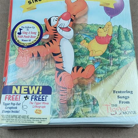 Winnie The Pooh Sing A Song With Tigger VHS 2000 For Sale Online