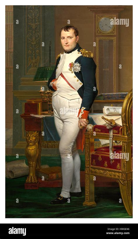 The Emperor Napoleon in his Study at the Tuileries Paris France 1812 ...