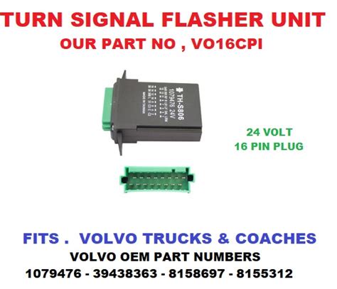 Volvo Turn Signal Flasher Unit Our Part Number Vo Cpi Trucks N