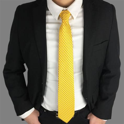 Black Suit Yellow Tie