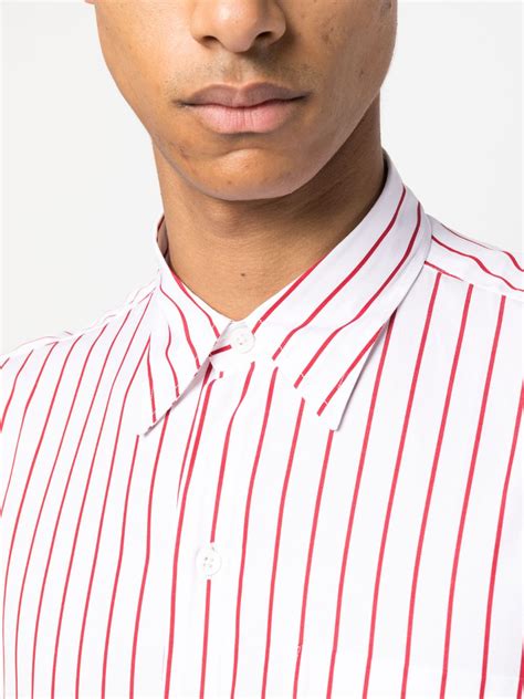 FURSAC Striped Button Up Cotton Shirt Farfetch