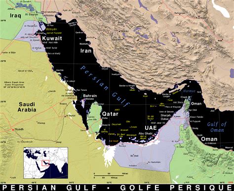 Persian Gulf · Public Domain Maps By Pat The Free Open Source