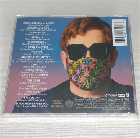 Elton John The Lockdown Sessions CD 2021 Mercury Explicit New