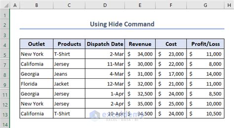 How To Hide Cells In Excel Methods Exceldemy