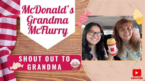 First Impression Of The New Mcdonald Grandma Mcflurry Butterscotch