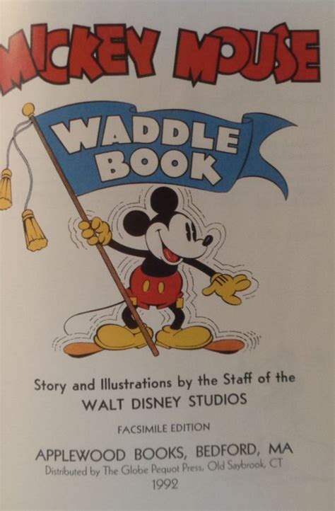 Micky Maus Bilderbuch Englisch Micky Mouse Waddle Book Kaufen Auf