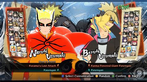 Naruto Ultimate Ninja Storm 5 All Characters And Outfits 4K YouTube