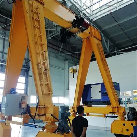 10 Ton 15 Ton Workshop Use Rubber Tyred Mobile Gantry Crane