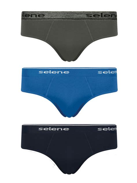 KIT 3 CUECAS SELENE SLIP 11900 001 Multicores