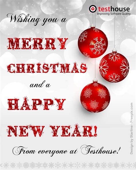 A Corporate Christmas Card Merry Christmas From Everyone At Testhouse