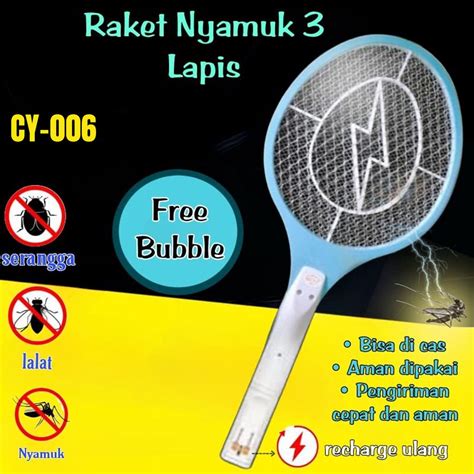 Jual Raket Nyamuk Cy Raket Nyamuk Elektrik Raket Pembasmi