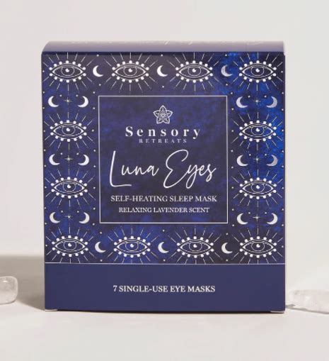 Sensory Retreats Luna Eyes Self Heating Eye Masks Lavender Scent — Utopia Beauty Salon