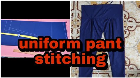 School Uniform Pant Cutting And Stitching Malayalam Youtube