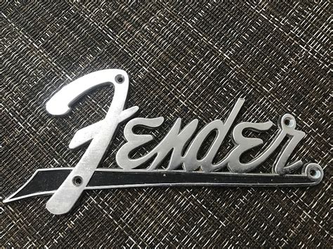 Fender Amp Logo 1960s Reverb