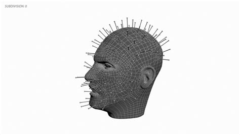 3d Pinhead Hellraiser Mask Turbosquid 1846528