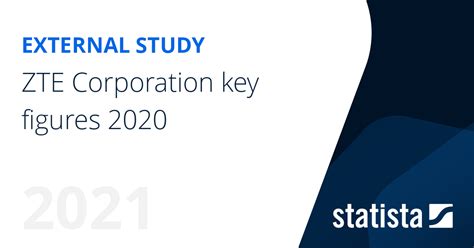 zte corporation key figures  statista