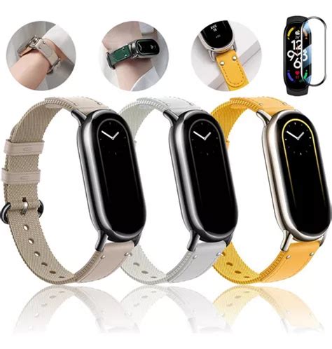 3 Correas Y Pantalla De Cristal Para Xiaomi Watch Band 8 Pi Envío gratis