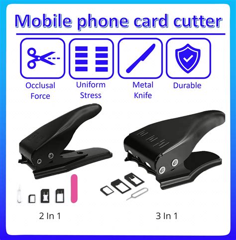 In In Multifunction Alloy Stainless Steel Micro Sim Card Cutter