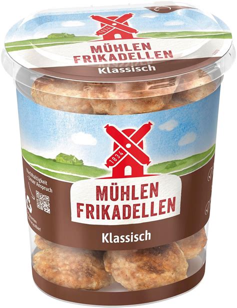 Mühlen Frikadellen klassisch 165g im Becher Amazon de Lebensmittel