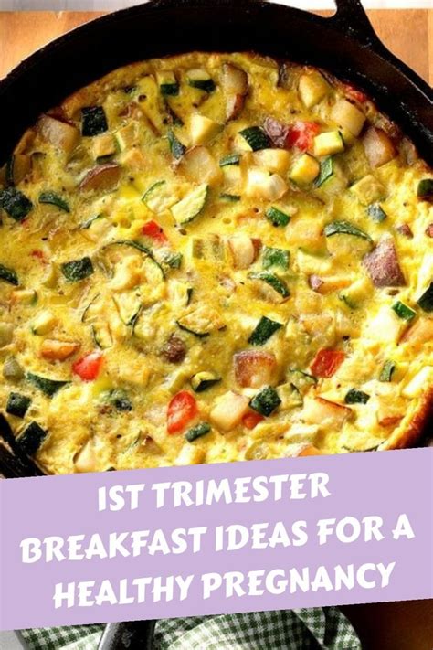 St Trimester Breakfast Ideas For A Nourishing Pregnancy Start