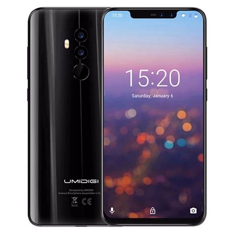 Umidigi Z Gb De Ram Gb Rom Do Smartphone Helio P Mp Quad