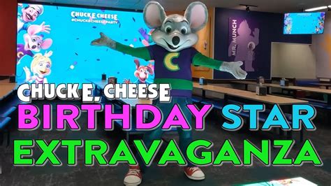 Chuck E Cheese Birthday Star Extravaganza Youtube